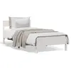 Image de vidaXL Cadre de lit sans matelas blanc 90x200 cm bois de pin massif