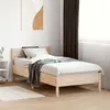 Image de vidaXL Cadre de lit sans matelas 75x190 cm bois de pin massif