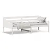 Image de vidaXL Lit de jour sans matelas blanc 80x200 cm bois de pin massif