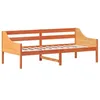 Image de vidaXL Lit de jour sans matelas cire marron 80x200 cm bois pin massif