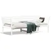Image de vidaXL Lit de jour sans matelas blanc 90x190 cm bois de pin massif