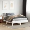 Image de vidaXL Cadre de lit sans matelas blanc 150x200 cm bois de pin massif