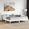 Image de vidaXL Cadre de lit sans matelas blanc 200x200 cm bois massif de pin