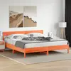 Image de vidaXL Cadre de lit sans matelas cire marron 180x200cm bois pin massif
