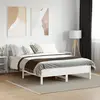 Image de vidaXL Cadre de lit sans matelas blanc 160x200 cm bois de pin massif