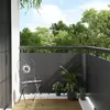 Image de vidaXL Paravent de balcon anthracite 500x90 cm résine tressée