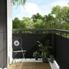 Image de vidaXL Paravent de balcon noir 300x90 cm résine tressée