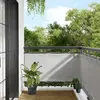 Image de vidaXL Écran de balcon gris clair 75x400 cm 100% polyester oxford