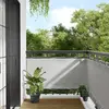 Image de vidaXL Écran de balcon gris clair 75x500 cm 100% polyester oxford