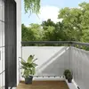 Image de vidaXL Écran de balcon gris clair 90x600 cm 100% polyester oxford