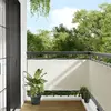 Image de vidaXL Écran de balcon crème 75x800 cm 100% polyester oxford