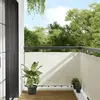 Image de vidaXL Écran de balcon crème 90x700 cm 100% polyester oxford