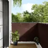 Image de vidaXL Écran de balcon marron 120x700 cm 100% polyester oxford