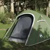 Image de vidaXL Tente de camping tunnel 3 personnes vert imperméable