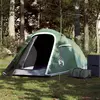 Image de vidaXL Tente de camping tunnel 2 personnes vert imperméable