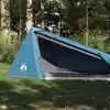Image de vidaXL Tente de camping tunnel 1 personne bleu imperméable