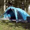 Image de vidaXL Tente de camping de cabine 4 personnes bleu imperméable