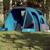 Image de vidaXL Tente de camping tunnel 4 personnes bleu imperméable