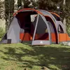 Image de vidaXL Tente de camping tunnel 4 personnes gris imperméable
