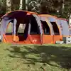 Image de vidaXL Tente familiale tunnel 8 personnes gris imperméable