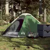Image de vidaXL Tente de camping à dôme 2 personne vert imperméable