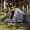 Image de vidaXL Tente de camping à dôme 2 personnes gris et orange imperméable