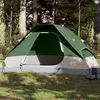 Image de vidaXL Tente de camping à dôme 2 personne vert imperméable