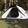 Image de vidaXL Tente de camping à dôme 4 personnes tissu occultant imperméable
