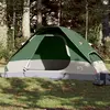 Image de vidaXL Tente familiale à dôme 6 personnes vert imperméable