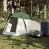 Image de vidaXL Tente de camping à dôme 1 personne vert imperméable