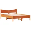 Image de vidaXL Cadre de lit sans matelas cire marron 140x200cm bois pin massif