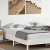 Image de vidaXL Tête de lit blanc 200 cm bois massif de pin