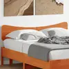 Image de vidaXL Tête de lit cire marron 150 cm bois massif de pin