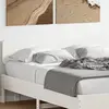 Image de vidaXL Tête de lit blanc 140 cm bois massif de pin
