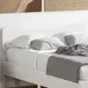 Image de vidaXL Tête de lit blanc 120 cm bois massif de pin