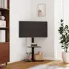 Image de vidaXL Meuble TV d'angle 2 niveaux pour 32-65 pouces noir