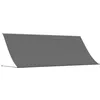Image de vidaXL Auvent rétractable anthracite 350x150 m tissu et acier