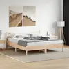 Image de vidaXL Cadre de lit sans matelas 200x200 cm bois massif de pin