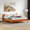 Image de vidaXL Cadre de lit sans matelas cire marron 180x200cm bois pin massif