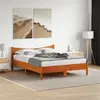 Image de vidaXL Cadre de lit sans matelas cire marron 160x200cm bois pin massif