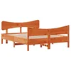 Image de vidaXL Cadre de lit sans matelas cire marron 160x200cm bois pin massif