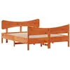 Image de vidaXL Cadre de lit sans matelas cire marron 150x200cm bois pin massif