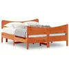 Image de vidaXL Cadre de lit sans matelas cire marron 150x200cm bois pin massif