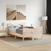 Image de vidaXL Cadre de lit sans matelas 120x190 cm bois de pin massif