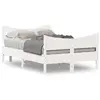 Image de vidaXL Cadre de lit sans matelas blanc 120x190 cm bois de pin massif