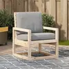 Image de vidaXL Chaise de jardin 57,5x63x76 cm bois de pin massif