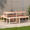 Image de vidaXL Table de pique-nique 160x134x75 cm bois massif de douglas