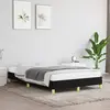 Image de vidaXL Cadre de lit sans matelas noir 120x190 cm tissu