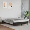 Image de vidaXL Cadre de lit sans matelas noir 120x190 cm similicuir