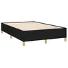 Image de vidaXL Cadre de lit sans matelas noir 120x190 cm tissu